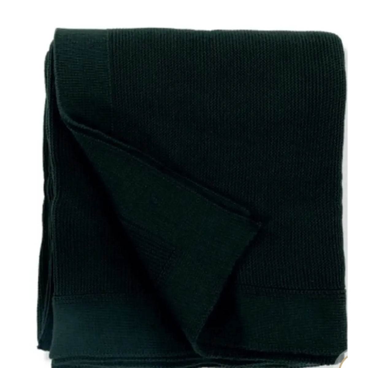 Addison Emerald Green Knitted Throw – Purple Patch Studio