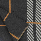 Checker Charcoal Grey Throw
