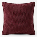 Burgundy Herringbone
