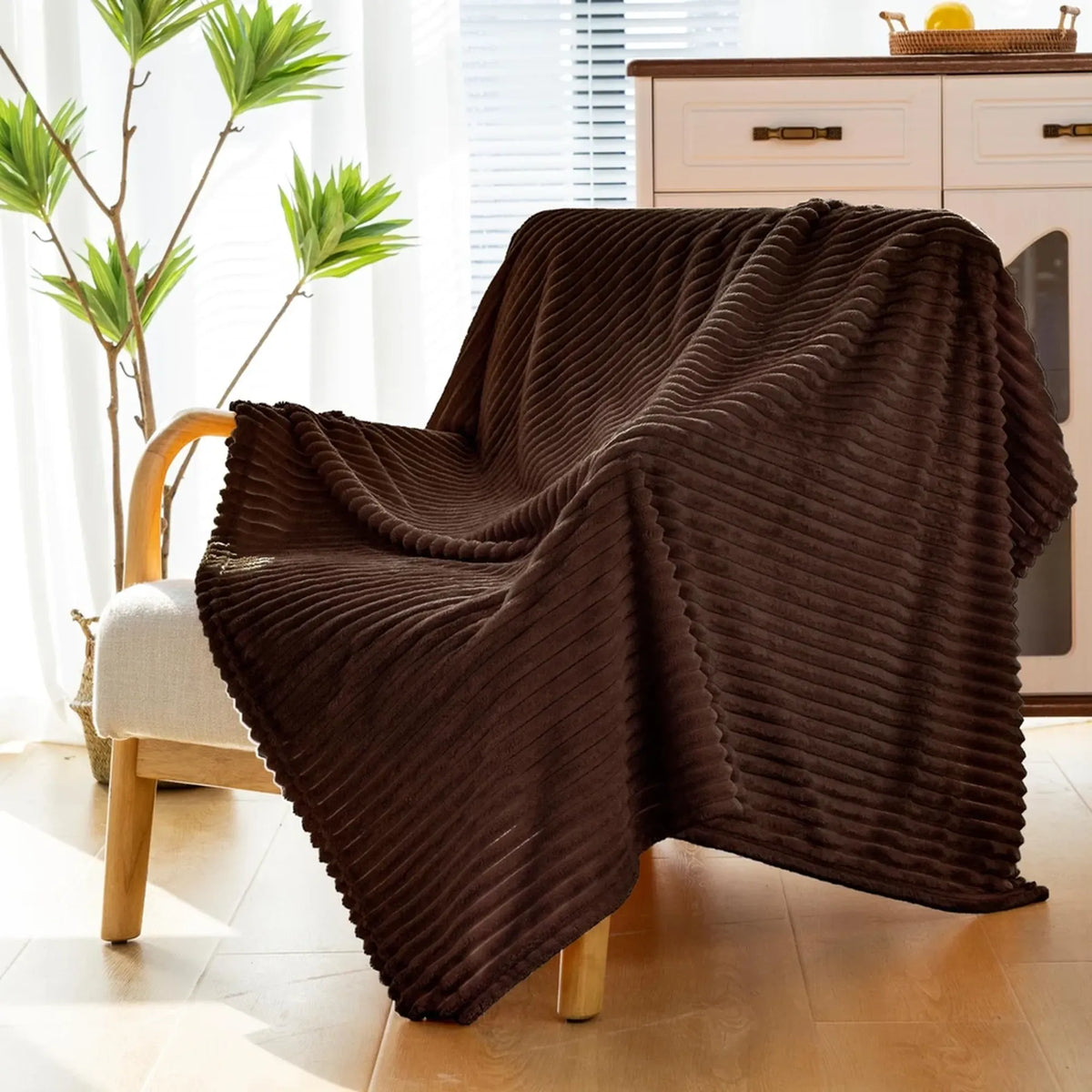 Fluff Mink Coffee Fur Throw – Purple Patch Studio