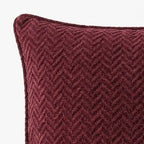 Burgundy Herringbone