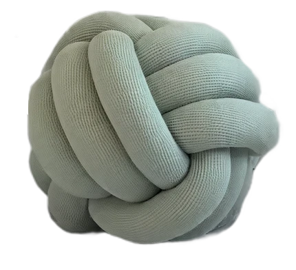 Nodo - Combed Cotton Knitted Knot Pillow