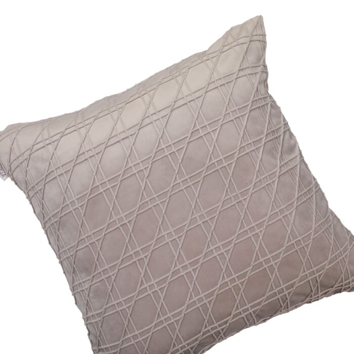 Serene Diagonal Pin Tucks Cushion Cover