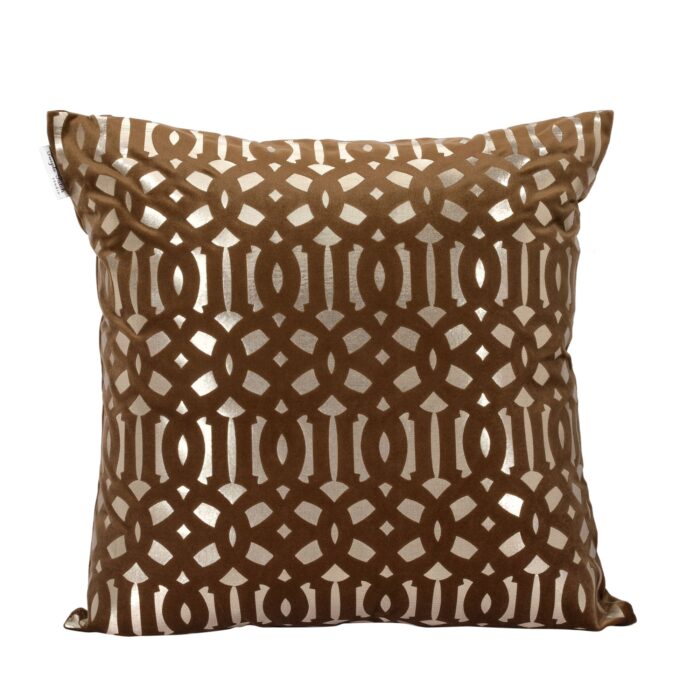 Jharokha Geometric Cut Cushion Cover
