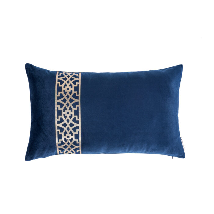 Jharokha Italic Design Rectangular Cushion